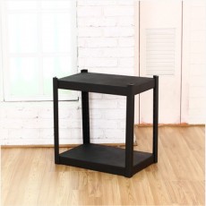 리빙큐큐 다용도 고릴라랙 선반 600 2단 60 (Black)