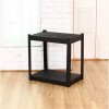 리빙큐큐 다용도 고릴라랙 선반 600 2단 90 (Black)