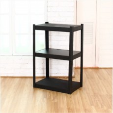 리빙큐큐 다용도 고릴라랙 선반 600 3단 90 (Black)