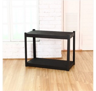 리빙큐큐 다용도 고릴라랙 선반 800 2단 60 (Black)