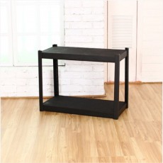 리빙큐큐 다용도 고릴라랙 선반 800 2단 90 (Black)