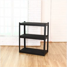 리빙큐큐 다용도 고릴라랙 선반 800 3단 60 (Black)
