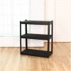 리빙큐큐 다용도 고릴라랙 선반 800 3단 90 (Black)