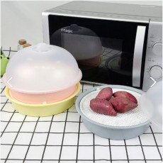 리빙큐큐 국내산 뚝딱 감자 고구마 야채 전자렌지용 찜기 라면용기