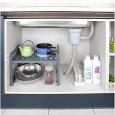 리빙큐큐 원룸 싱크대 하부장 정리선반 싱크인선반
