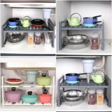 리빙큐큐 싱크대 하부장 정리선반 싱크인선반 4종